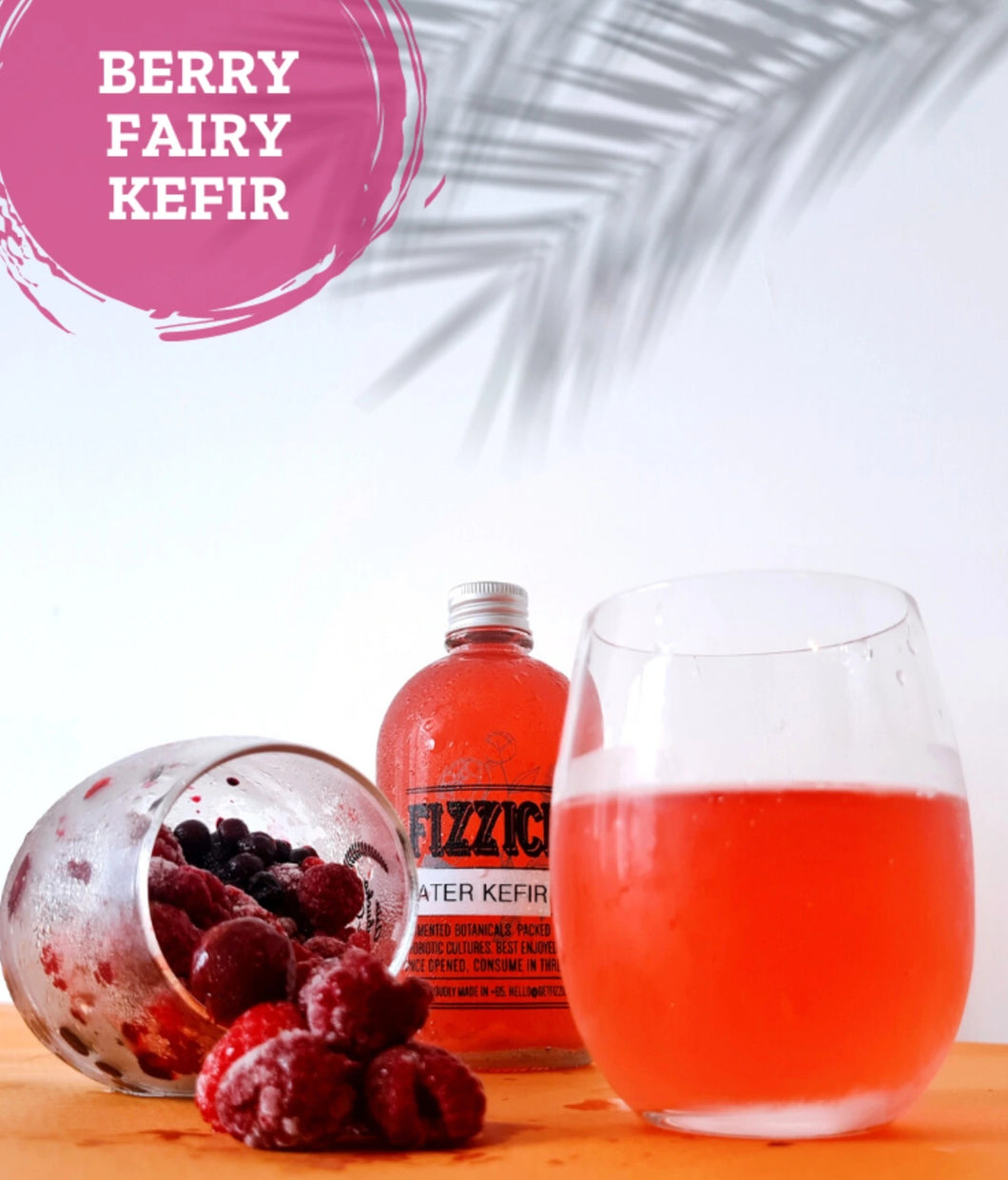 Berry Fairy Water Kefir by Fizzicle Singapore