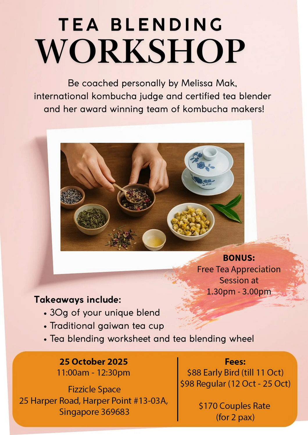Blend Your Own Tea with Fizzicle’s Award-Winning Kombucha Team